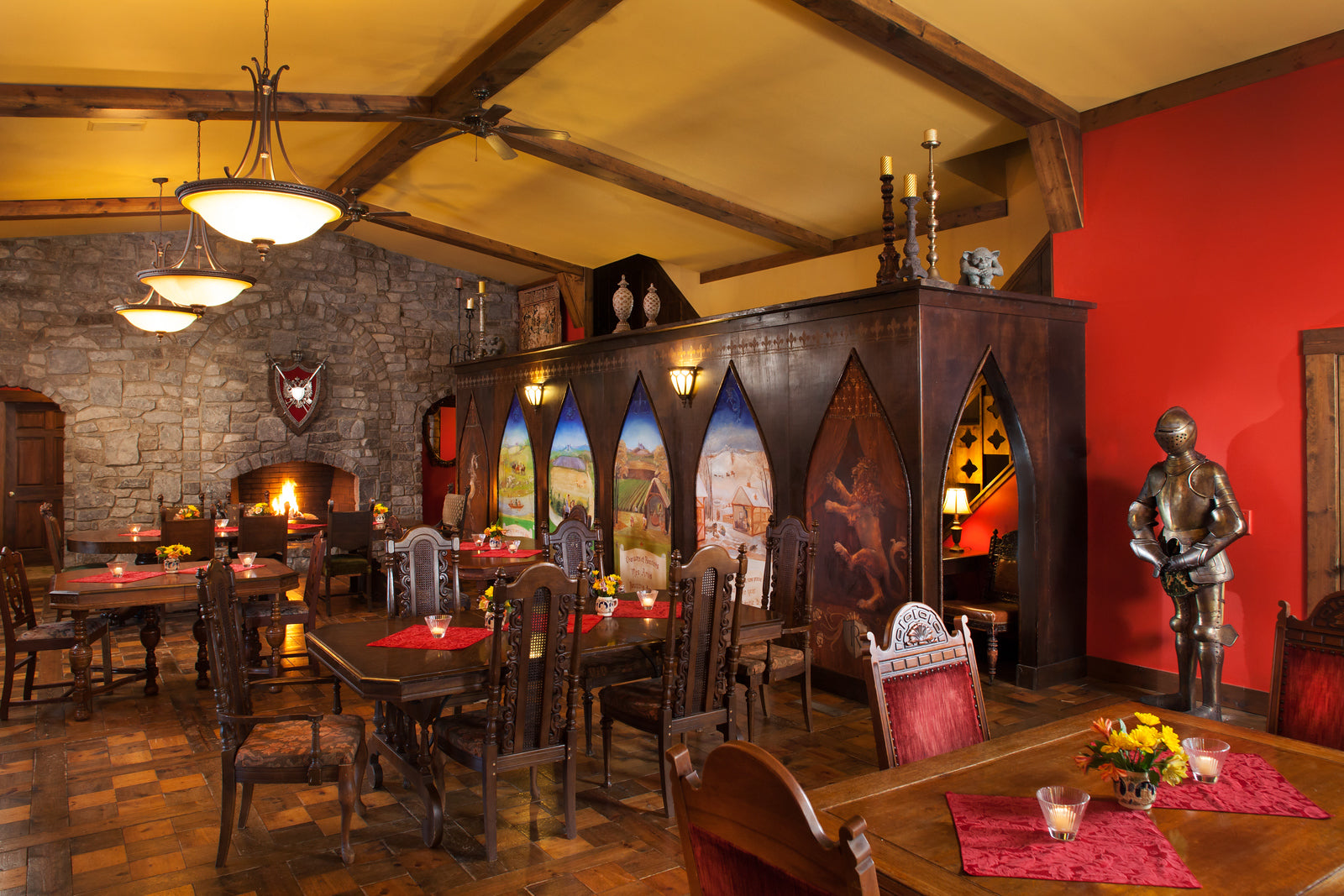 The Great Hall at Ravenwood Castle, where Champions Grove is held annually